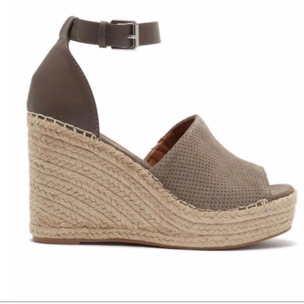 ✨NEW Espadrille wedge peep toe sandals